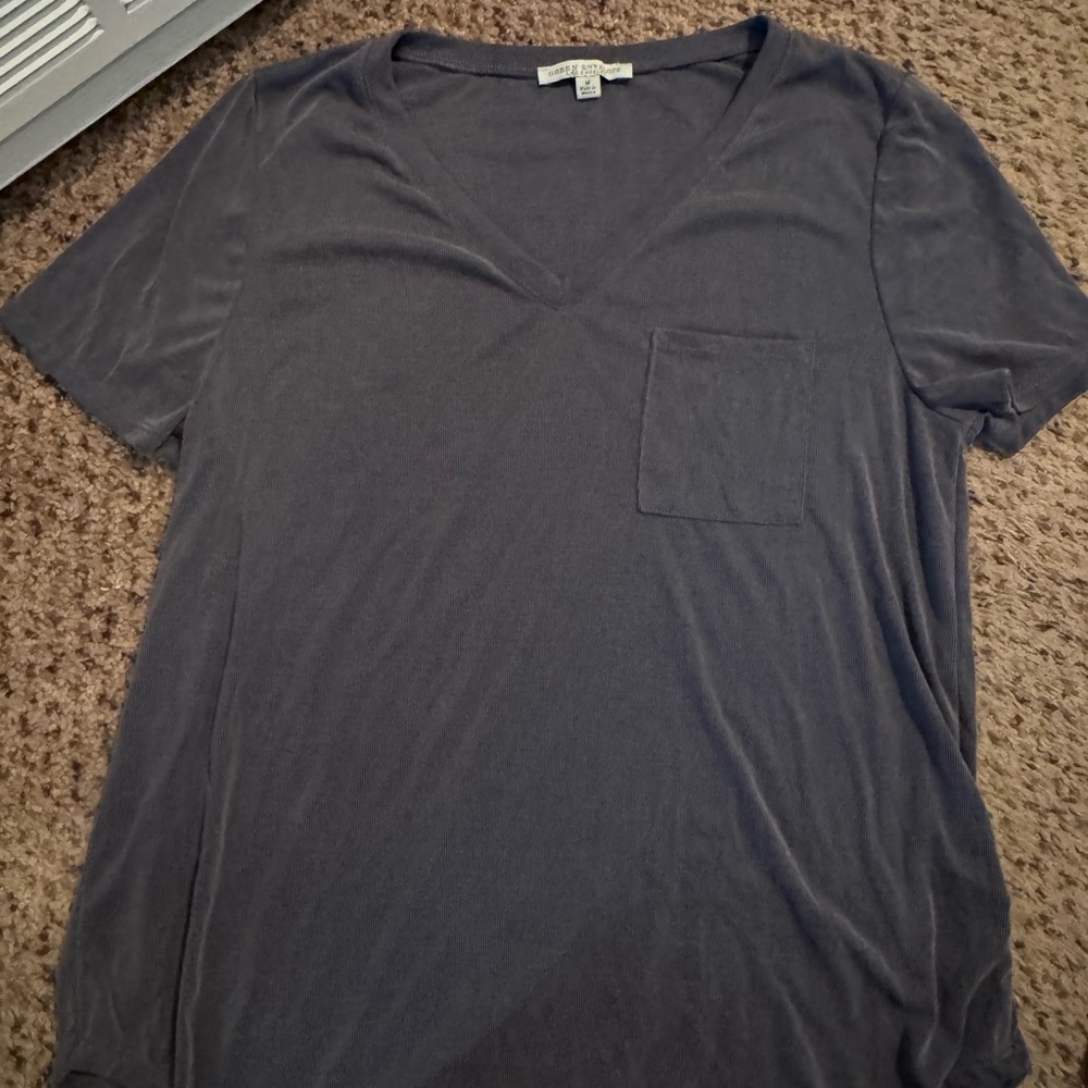 Blue Envelope Gray Short Sleeve Tee